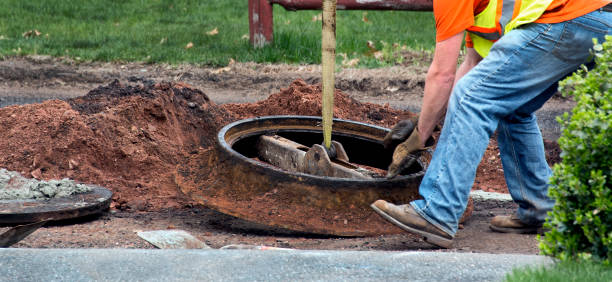 installation of manhole assembly during road resurfacing